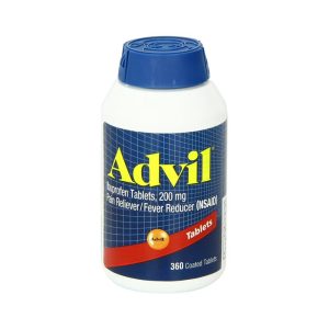 ADVIL 200 MG 50 TABLETS, PLASTIC BOTTLE