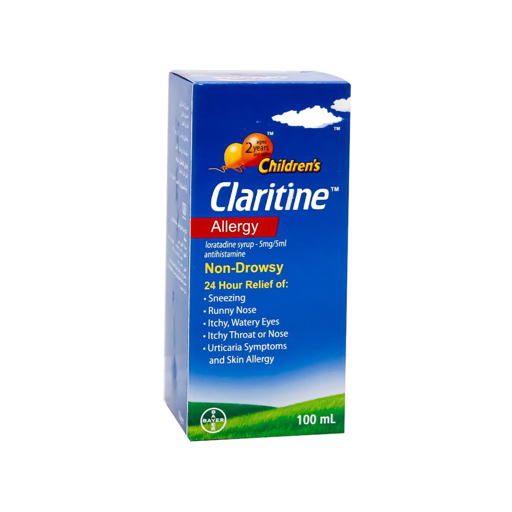 CLARITINE 5 MG5ML SYRUP 100ML