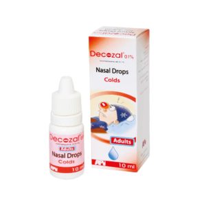 DECOZAL 0.1% NASAL DROPS, 10 ML