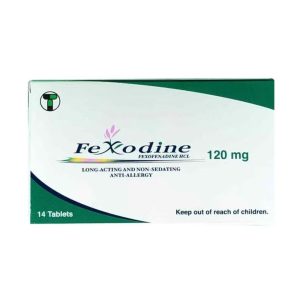 FEXODINE 120 MG TABLET, 14'S