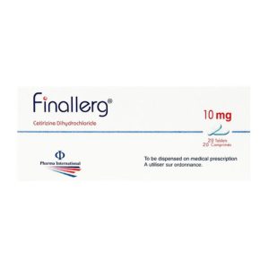 FINALLERG 10 MG TABLET, 20'S