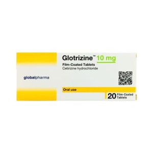 GLOTRIZINE 10 MG TABLET, 20'S