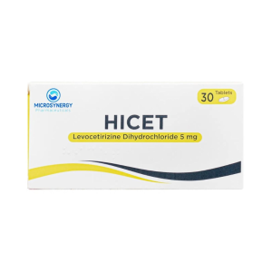 HICET 5 MG TABLET, 30'S