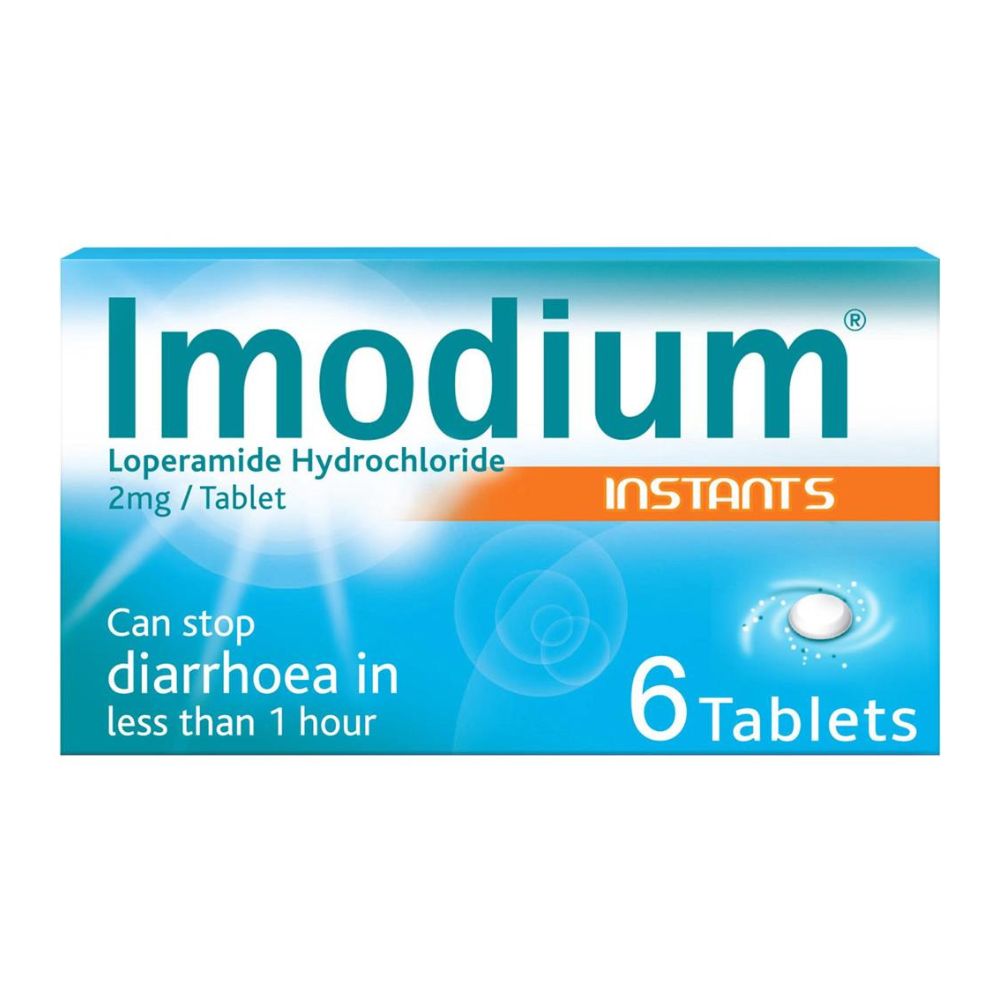 IMODIUM INSTANTS 2 MG ORODISPERSIBLE TABLET, 6'S