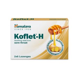 HIMALAYA KOFLET-H GINGER LOZENGES 12'S