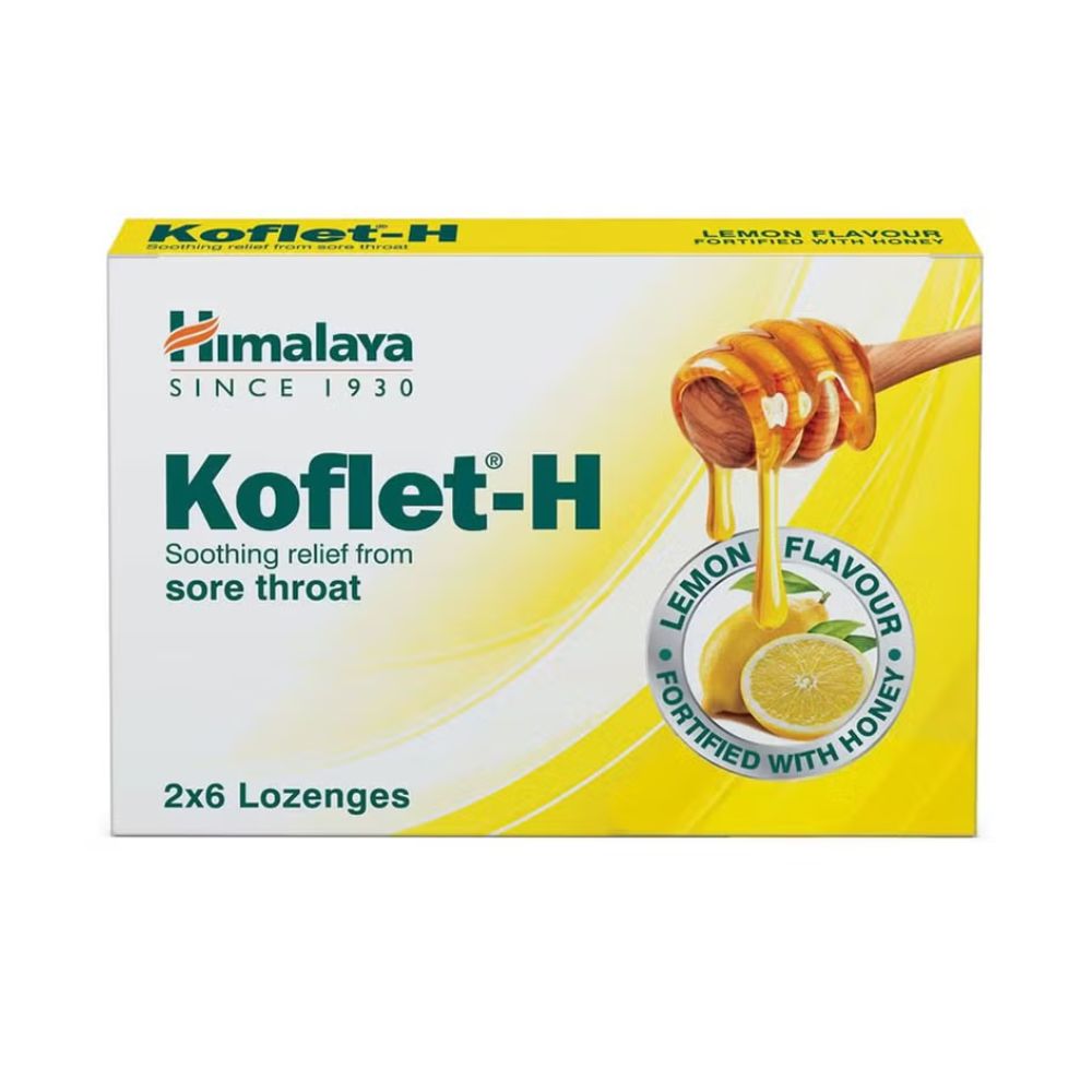 KOFLET-H LEMON LOZENGES 12'S