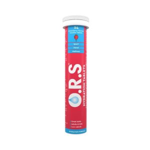 ORS SOLUBLE EFFERVESCENT TAB STRAWBERRY 24'S