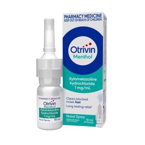 OTRIVIN MENTHOL NASAL SPRAY 0.1% 10 ML