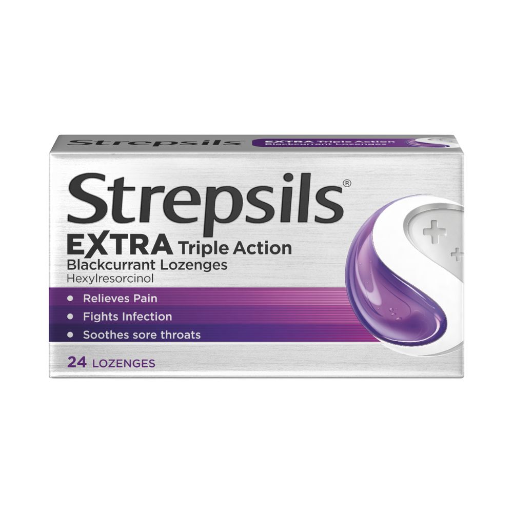STREPSILS EXTRA B CURRENT LOZENGES 24'S 11