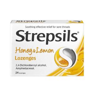 STREPSILS HONEY & LEMON LOZENGES 24'S