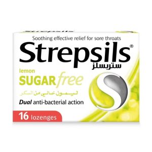 STREPSILS LEMON SUGAR FREE  LOZENGES 16'S