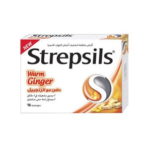 STREPSILS WARM GINGER LOZENGES 16'S