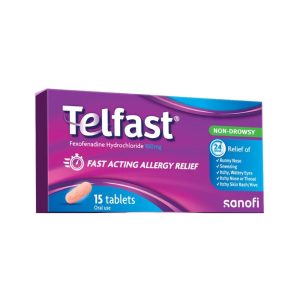 TELFAST 120 MG TABLET 15'S