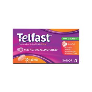 TELFAST 180 MG TABLET 15'S