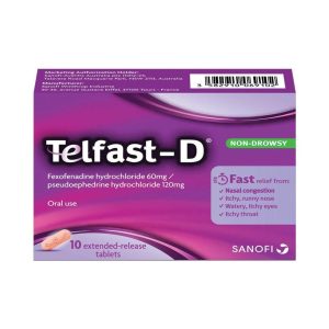 TELFAST D TABLET 10'S