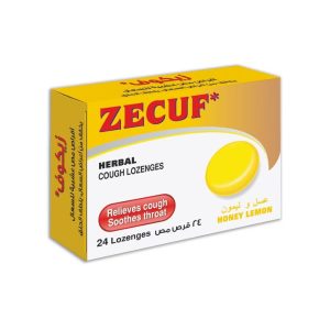 ZECUF HONEY LEMON LOZENGES 24'S