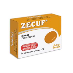 ZECUF ORANGE LOZENGES 24'S