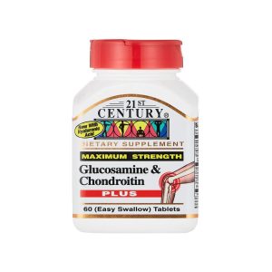 21ST CENTURY GLUCOSAMINE + CHONDROITIN TABLET 60'S