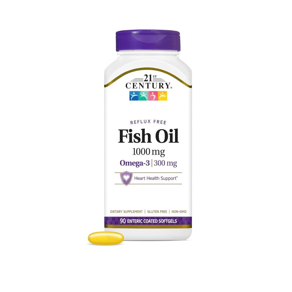 21ST CENTURY OMEGA-3 FISH OIL 1000MG 90'S
