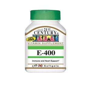 21ST CENTURY VITAMIN E-400 SOFTGEL  CAPSULE 110'S