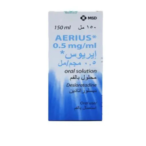 AERIUS 0.5 MG/ML SYRUP 150ML