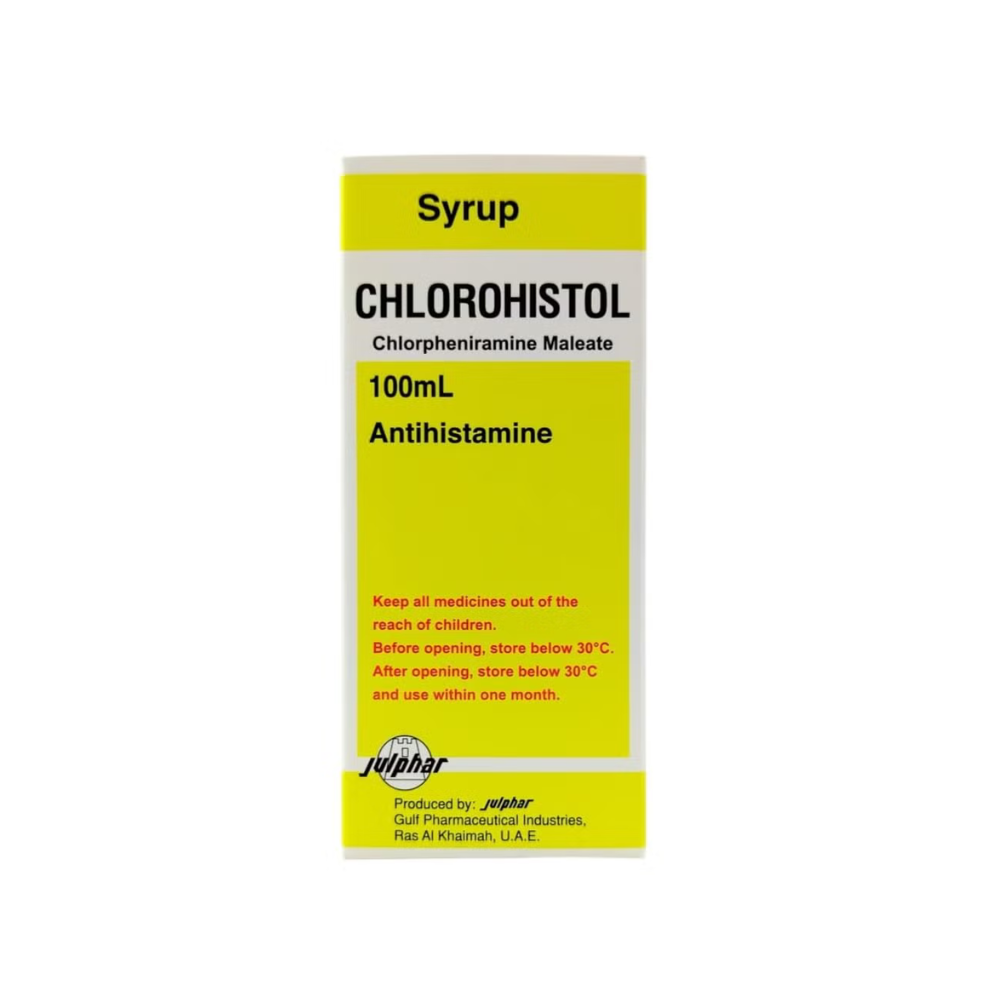 CHLOROHISTOL 2 MG5ML SYRUP 100 ML