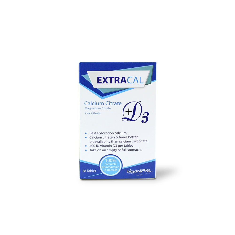 EXTRACAL +D3 TABLET 28'S