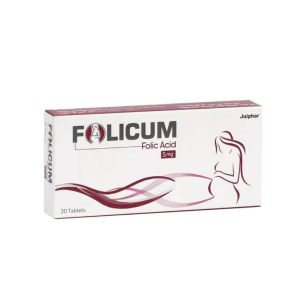 FOLICUM 5 MG TABLET 20'S