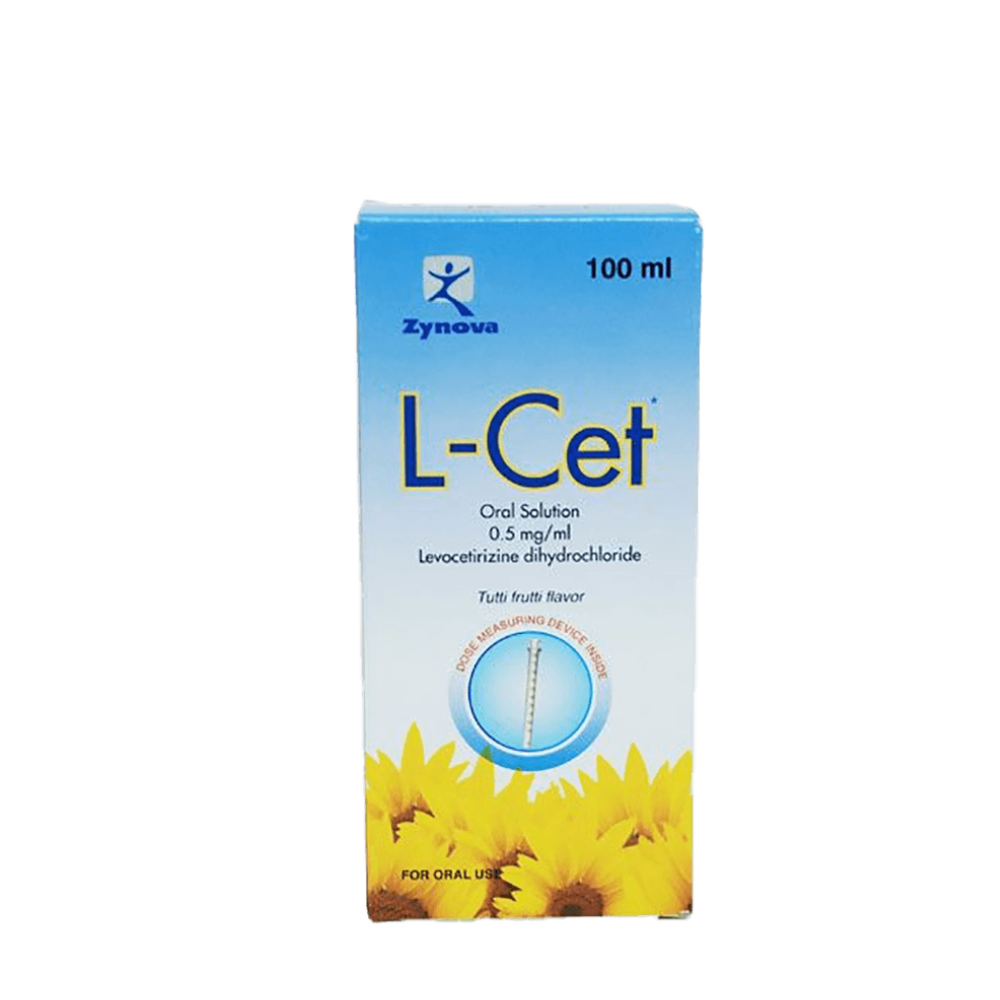 L-CET 0.5 MGML SYRUP 100 ML