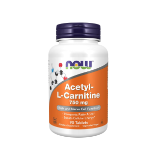 NOW ACETYL L-CARNITINE 750 MG TABLET 90'S