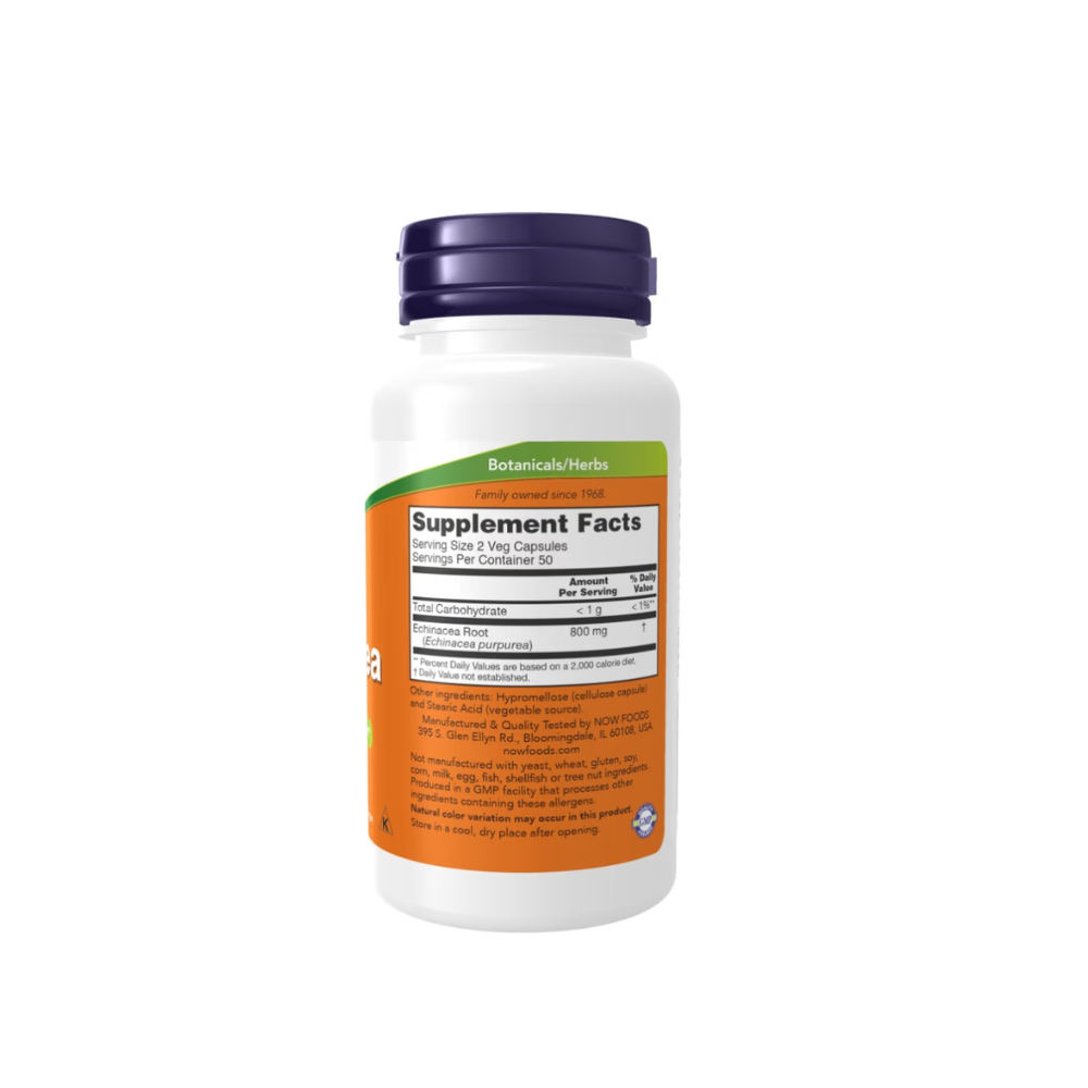 NOW ECHINACEA 400 MG VEG CAPSULE 100’S
