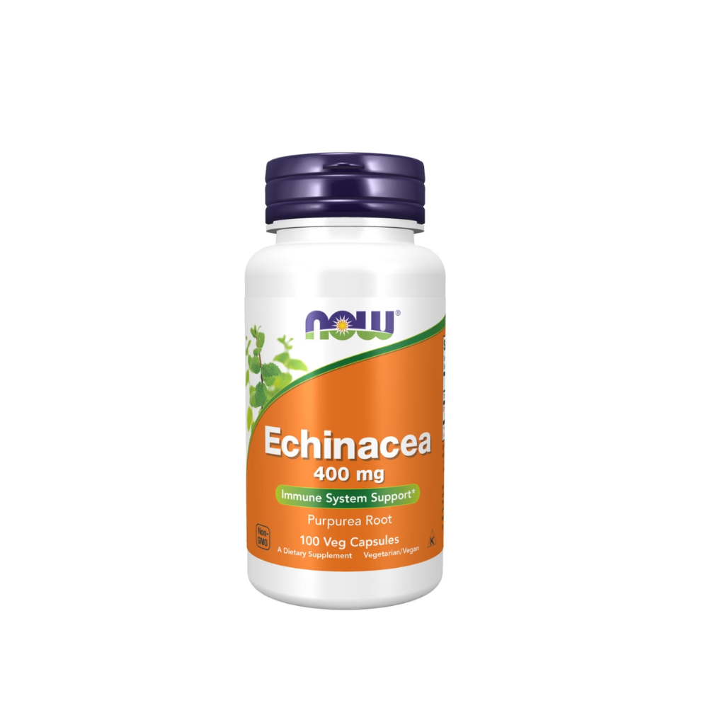 NOW ECHINACEA 400 MG VEG CAPSULE 100'S