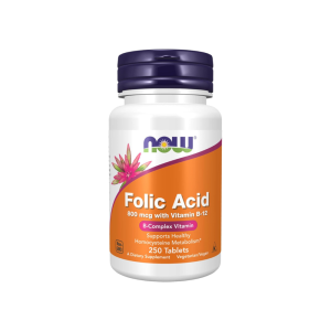 NOW FOLIC ACID 800 MCG TABLET 250'S