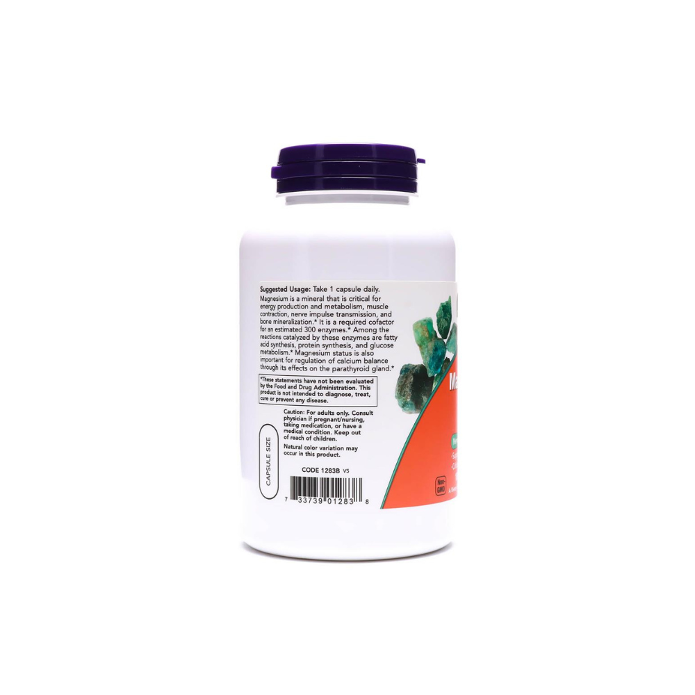 NOW MAGNESIUM 400 MG CAPSULE 180’S