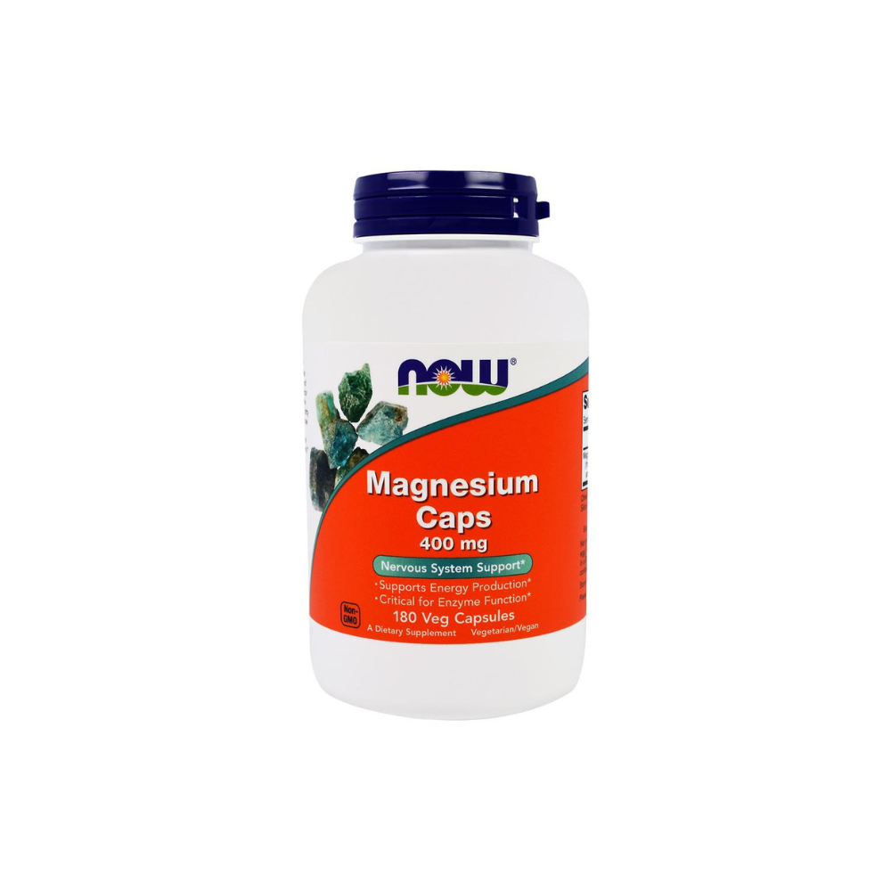 NOW MAGNESIUM 400 MG CAPSULE 180'S