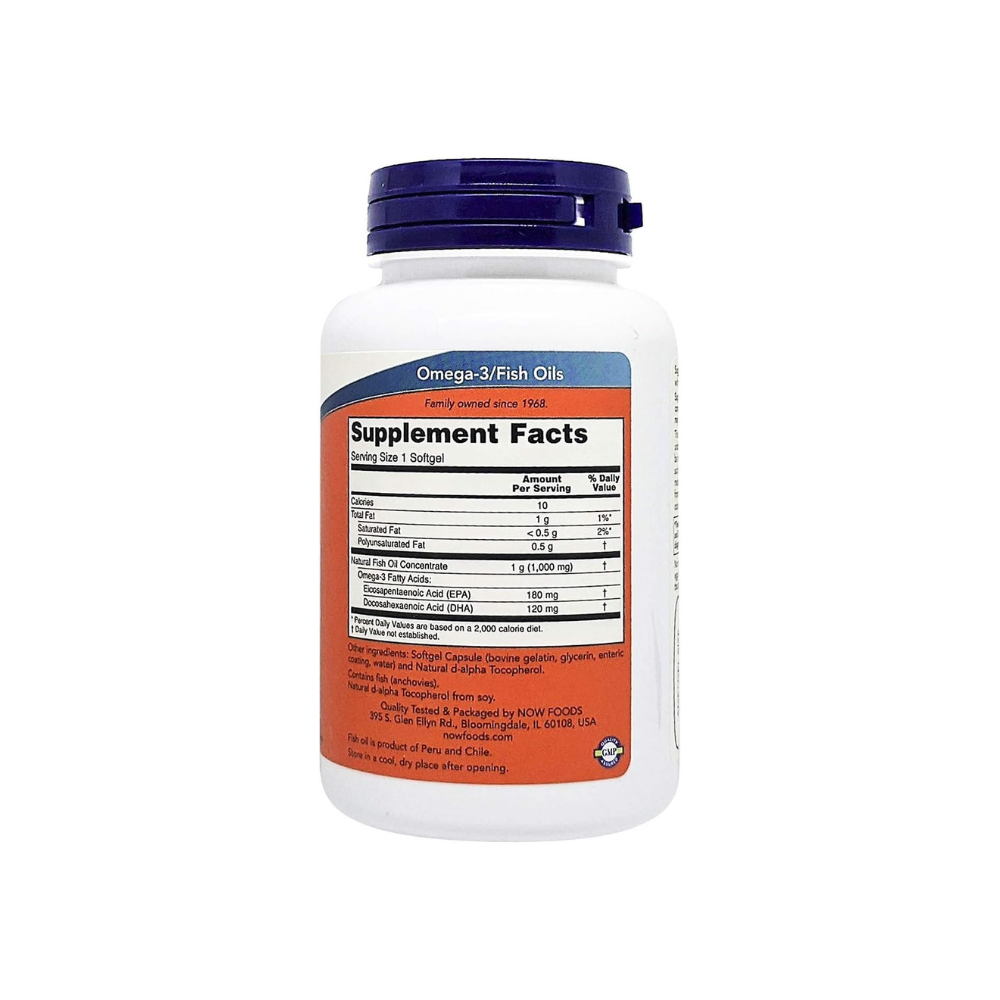 NOW OMEGA-3 1000MG 90’S (DEODORIZED)