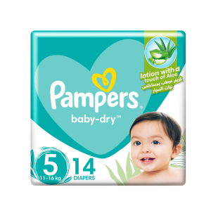 PAMPERS DIAPER S5 14 PCS