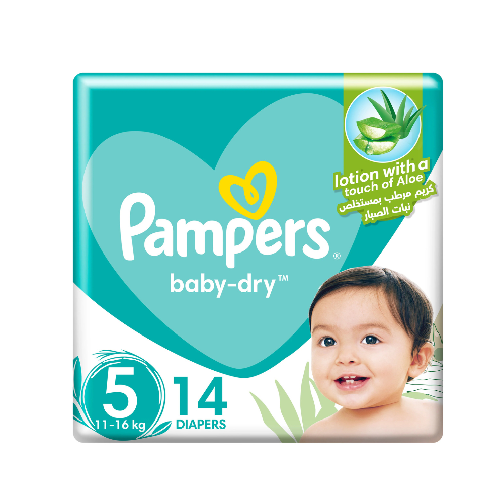 PAMPERS DIAPER S5 14 PCS