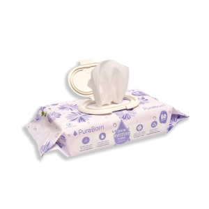 PUREBORN MOISTURE WIPES W/C CALENDULA 60'S
