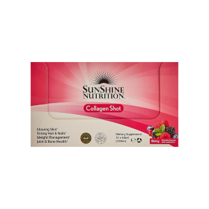 SUNSHINE NUTRITION COLLAGEN SHOTS BERRY 60ML, BOX OF 12