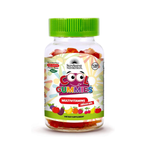 SUNSHINE NUTRITION COOL GUMMIES VEGAN MULTITVITAMINS 120'S