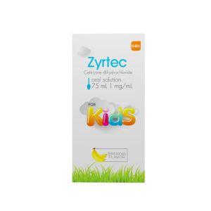 ZYRTEC 1MG/ML ORAL SOLUTION 75 ML