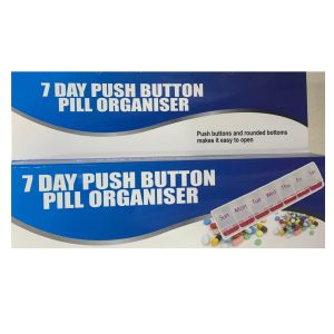 EASY 7 DAY PUSH BUTTON PILL ORGANIZER