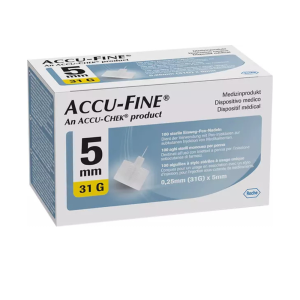 ACCU-FINE PEN NEEDLES 31G 5MM 100'S