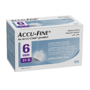 ACCU-FINE PEN NEEDLES 31G 6MM 100'S