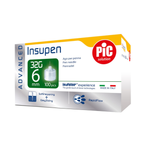 ADVANCE INSUPEN NEEDLE 6MM 100'S