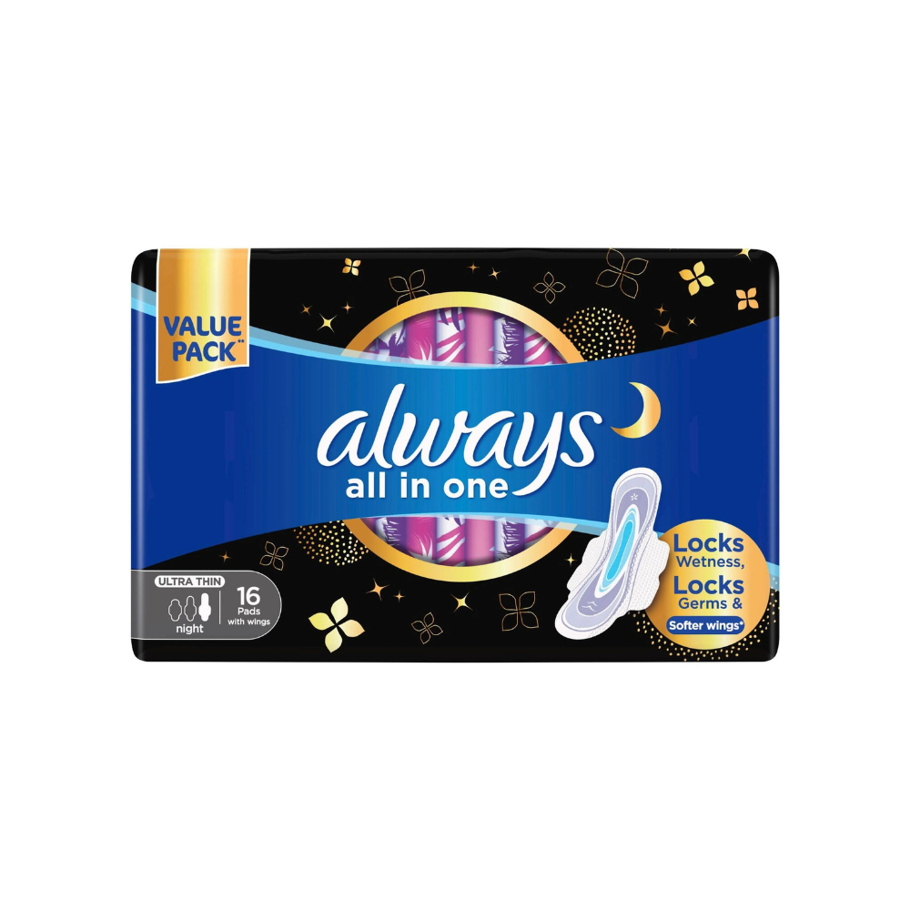 ALWAYS ALL IN ONE ULTRA THIN W WINGS 16'S NIGHT