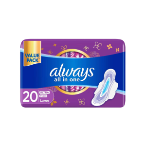 ALWAYS ALL IN ONE ULTRA THIN W/ WINGS 20'S LARGE