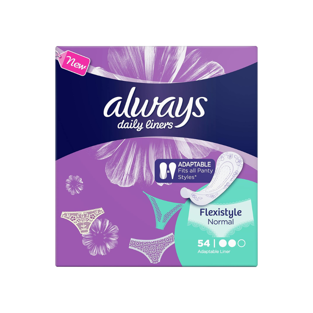 ALWAYS DAILY LINERS FLEXISTYLE NORMAL 54 PADS