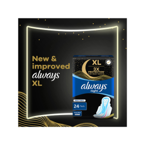 ALWAYS NIGHT MAXI THICK XL 24 PADS